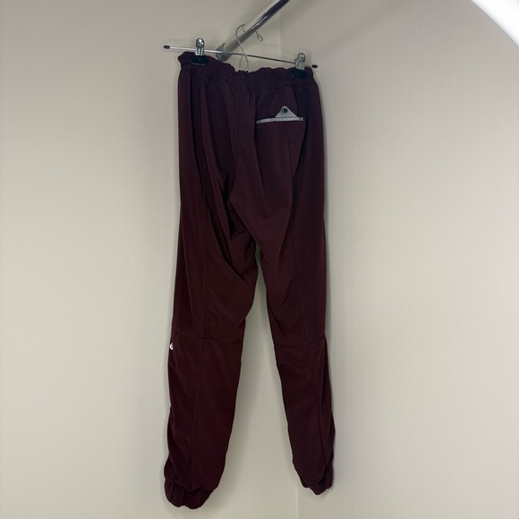 Lululemon Maroon Reflective Joggers – Lightweight Running & Training Pants - Picture 4 of 11